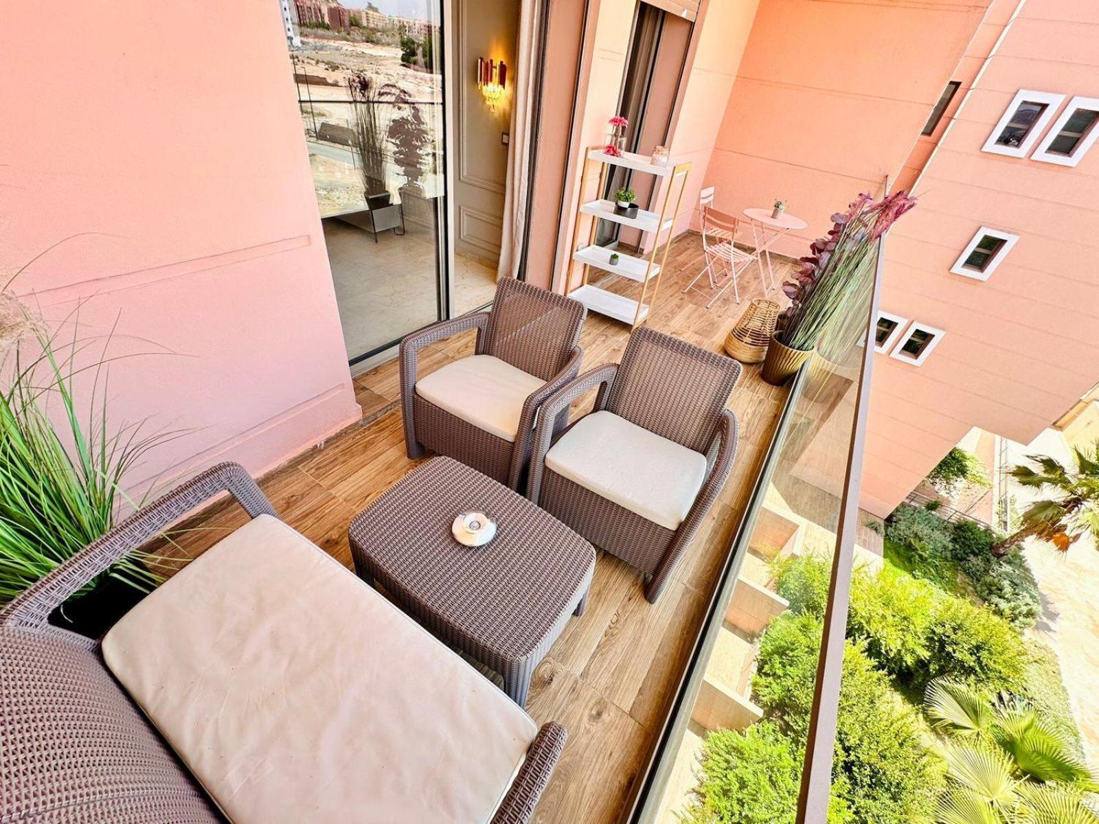 Appartement Luxueux Avec Piscine 10 Minutes Du Centre Ville Маракеш Екстериор снимка